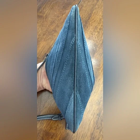 Coach Vintage Wave Patchwork Suede Wristlet - Picture 4 of 5